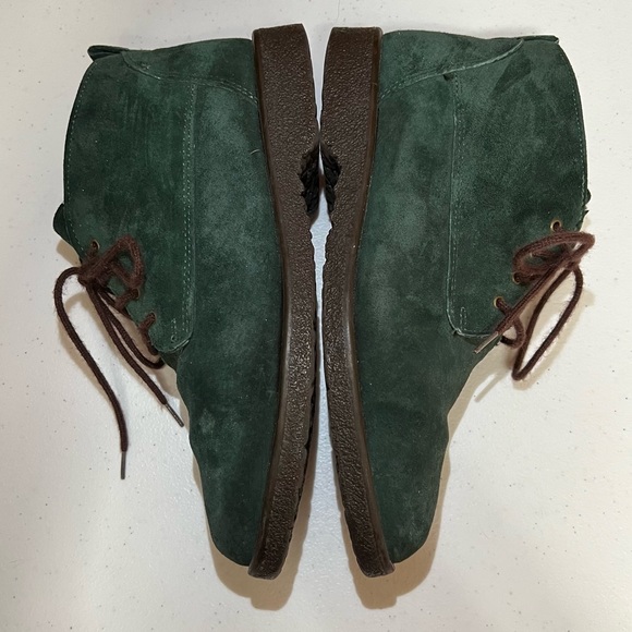 Eddie Bauer Green Suede Booties | Ankle Boots - Picture 7 of 12